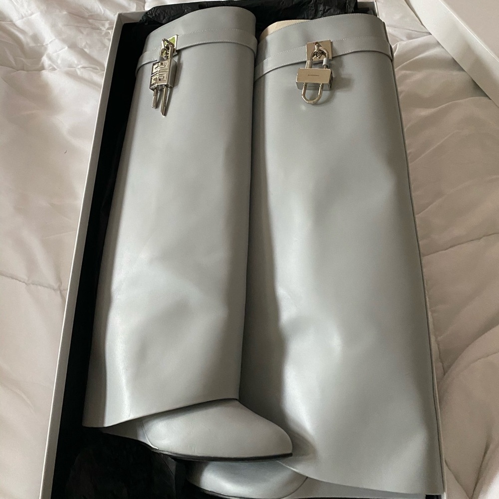 Givenchy shark lock boots